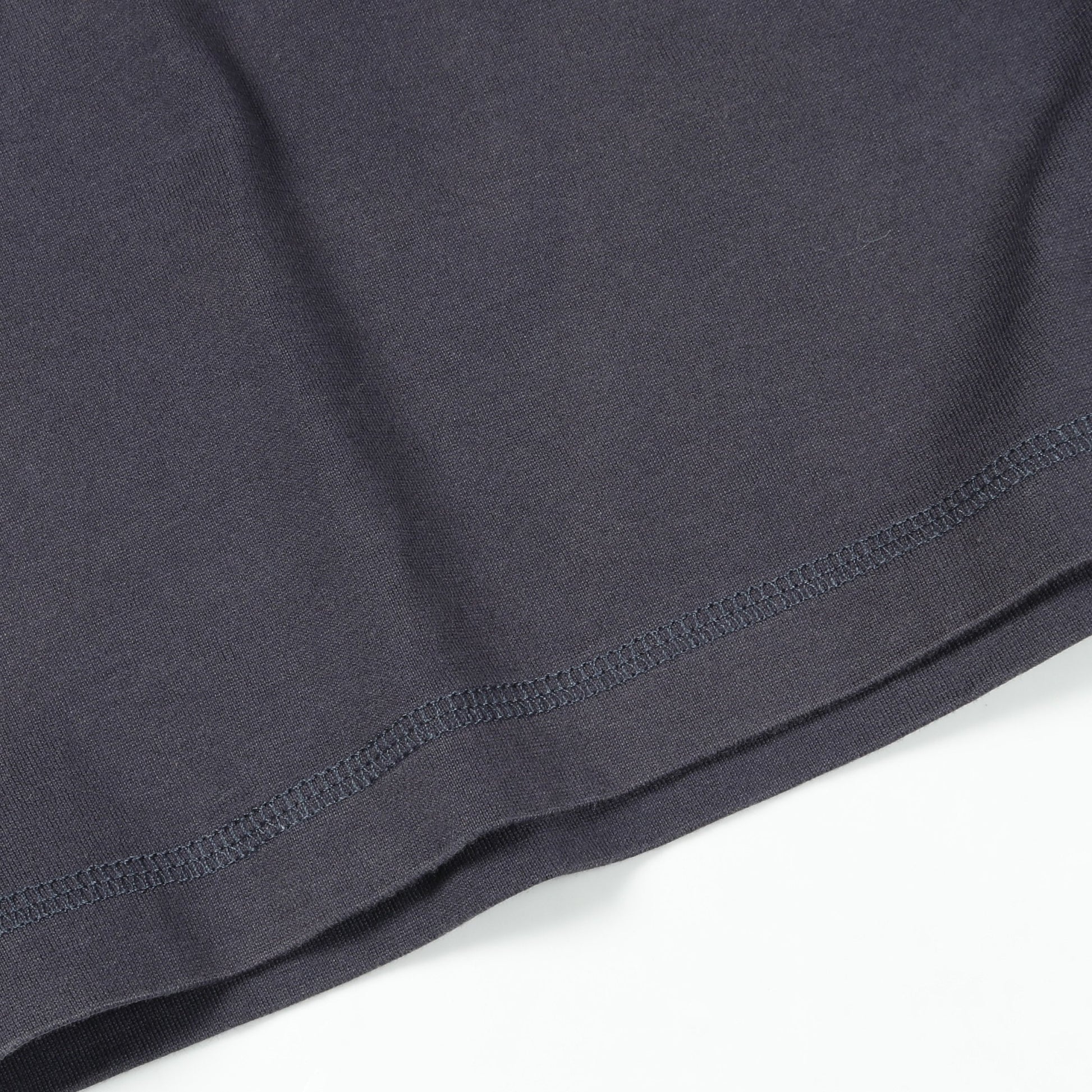 Tシャツ クルーネック 刺繍 コットン ネイビー エルメス トップス HERMES