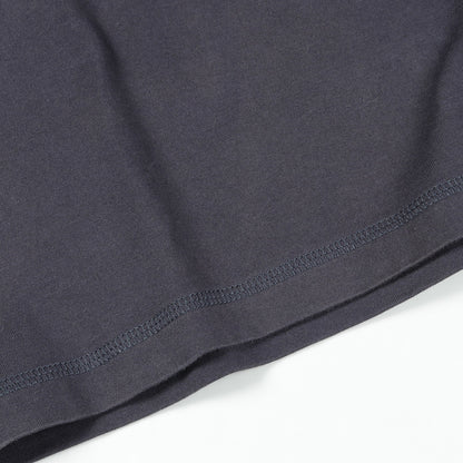 Tシャツ クルーネック 刺繍 コットン ネイビー エルメス トップス HERMES