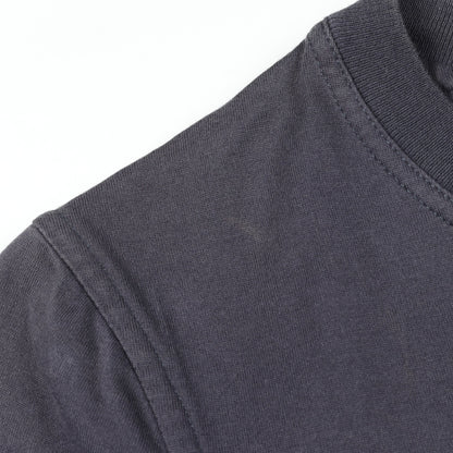 Tシャツ クルーネック 刺繍 コットン ネイビー エルメス トップス HERMES
