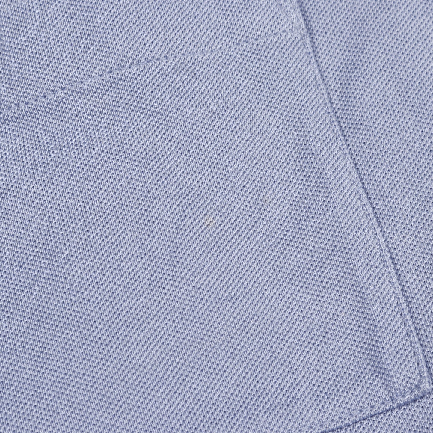 H刺繍ポケット付き Tシャツ クルーネック コットン ブルーグレー エルメス トップス HERMES