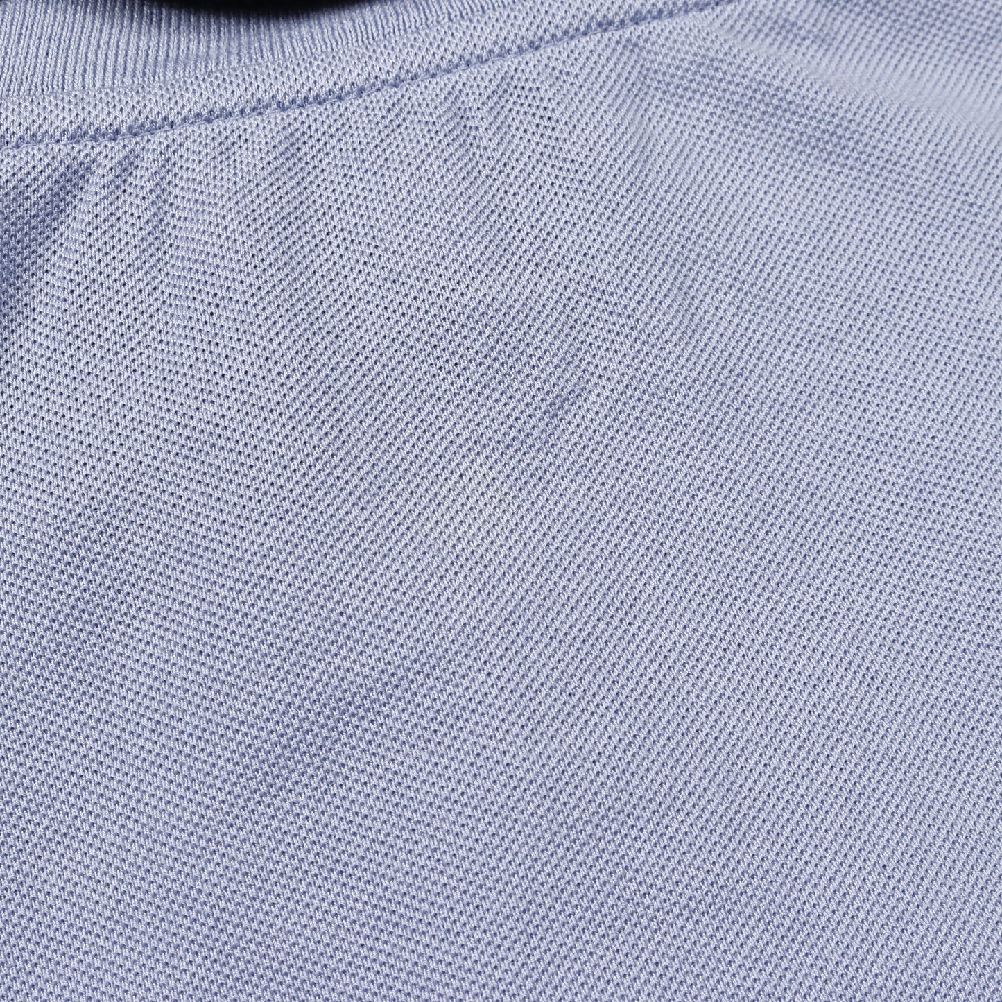 H刺繍ポケット付き Tシャツ クルーネック コットン ブルーグレー エルメス トップス HERMES