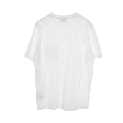 H刺繍ポケット付き Tシャツ コットン ホワイト エルメス トップス HERMES