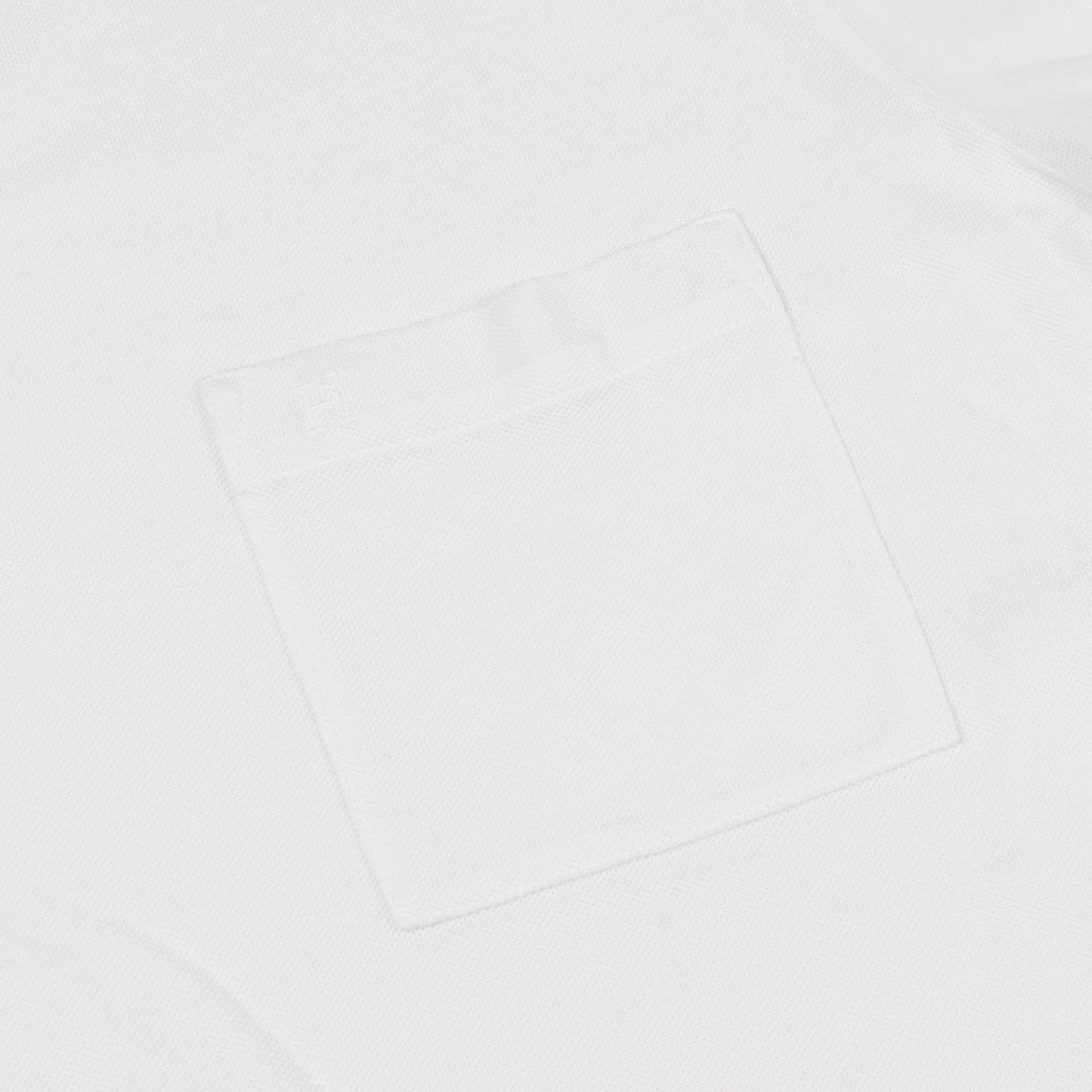 H刺繍ポケット付き Tシャツ コットン ホワイト エルメス トップス HERMES