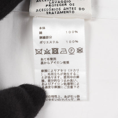 ブラウス 刺繍 コットン ホワイト エルメス トップス HERMES