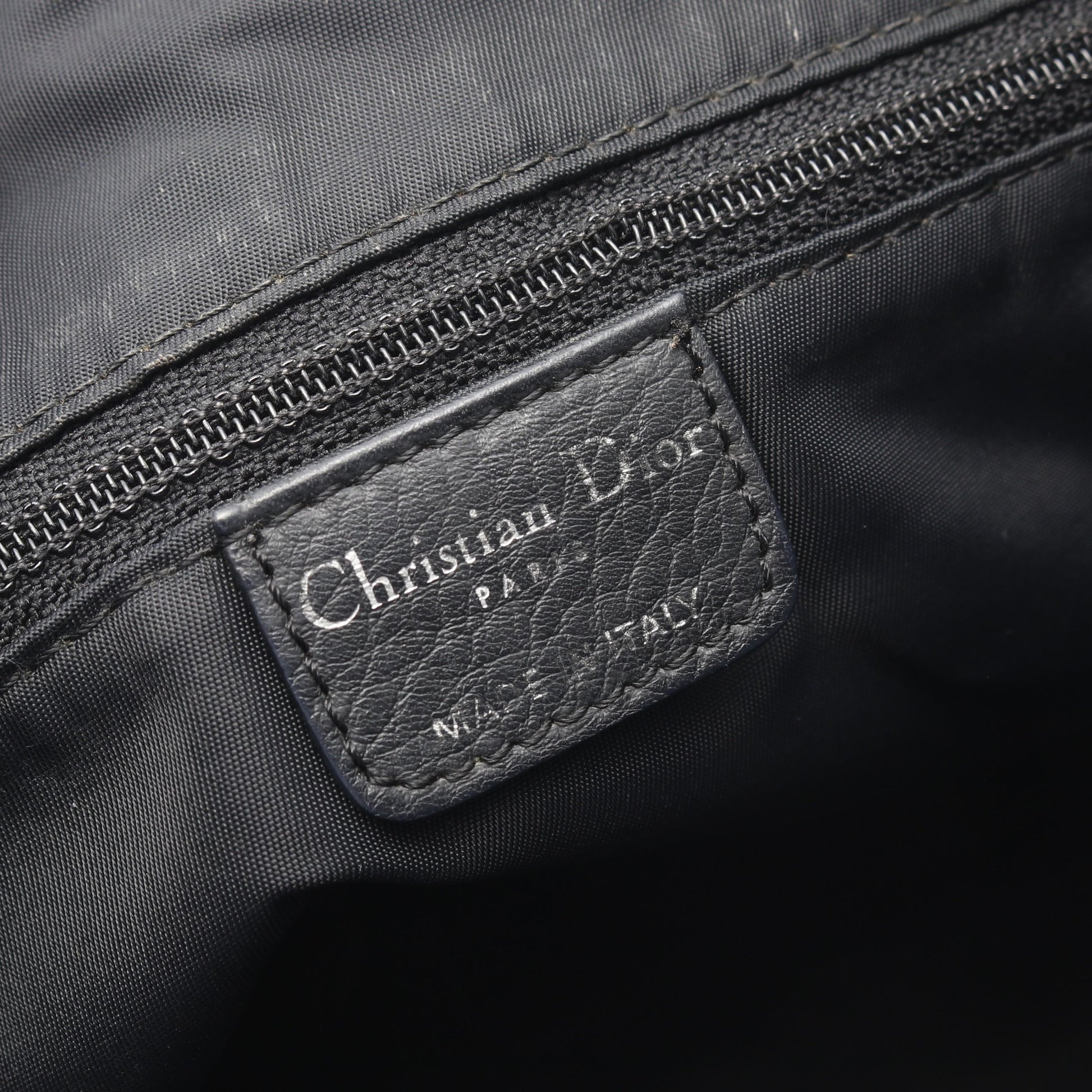 ストリートシック トロッター ショルダーバッグ キャンバス レザー ブラック ダークネイビー クリスチャンディオール バッグ Christian Dior