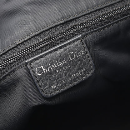 ストリートシック トロッター ショルダーバッグ キャンバス レザー ブラック ダークネイビー クリスチャンディオール バッグ Christian Dior
