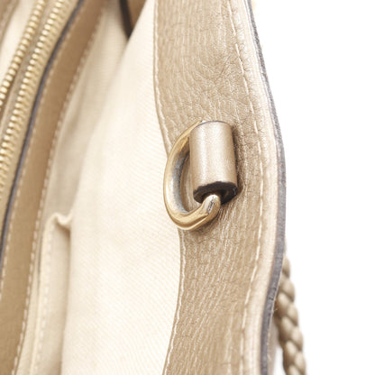 ベラ バンブー ハンドバッグ トートバッグ レザー ゴールド グッチ バッグ GUCCI