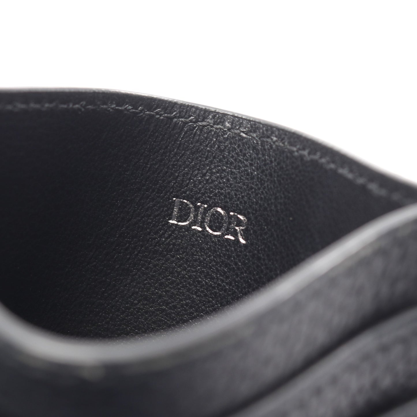 CD Icon カードホルダー カードケース レザー ブラック クリスチャンディオール 財布・小物 Christian Dior