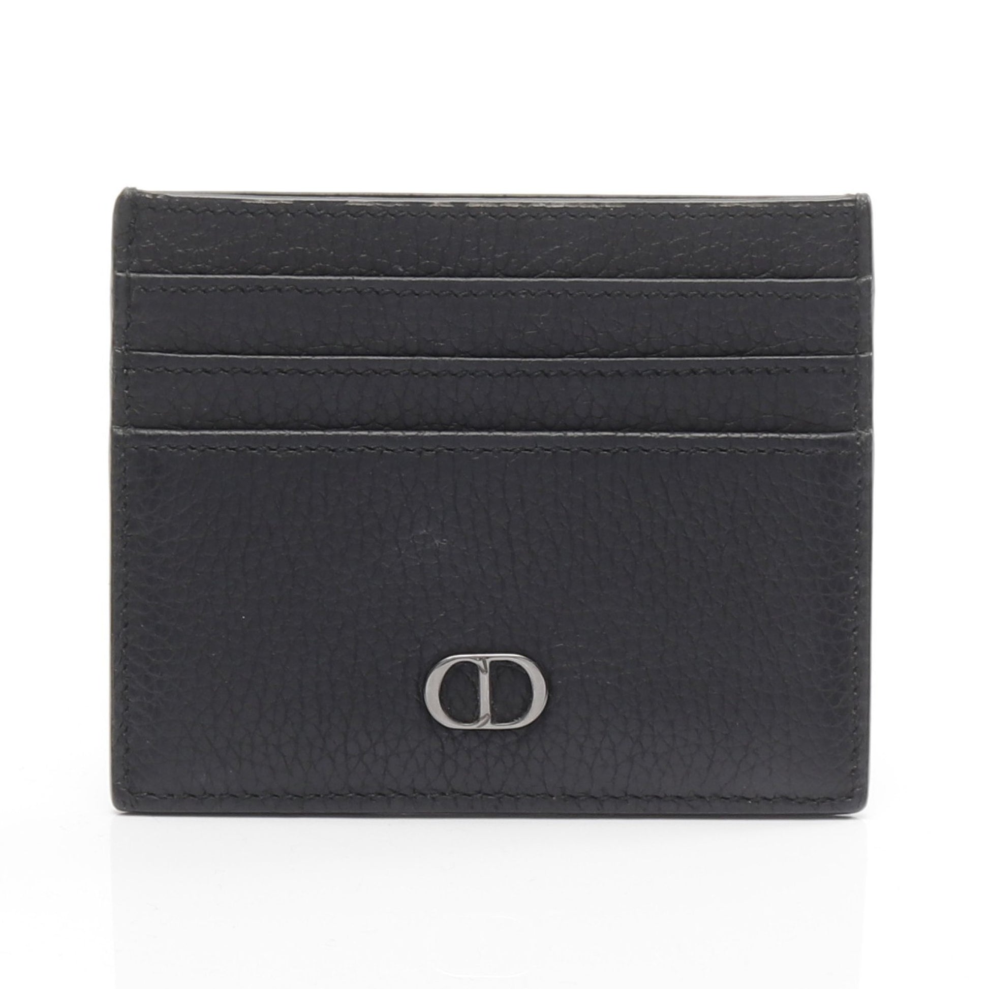 CD Icon カードホルダー カードケース レザー ブラック クリスチャンディオール 財布・小物 Christian Dior