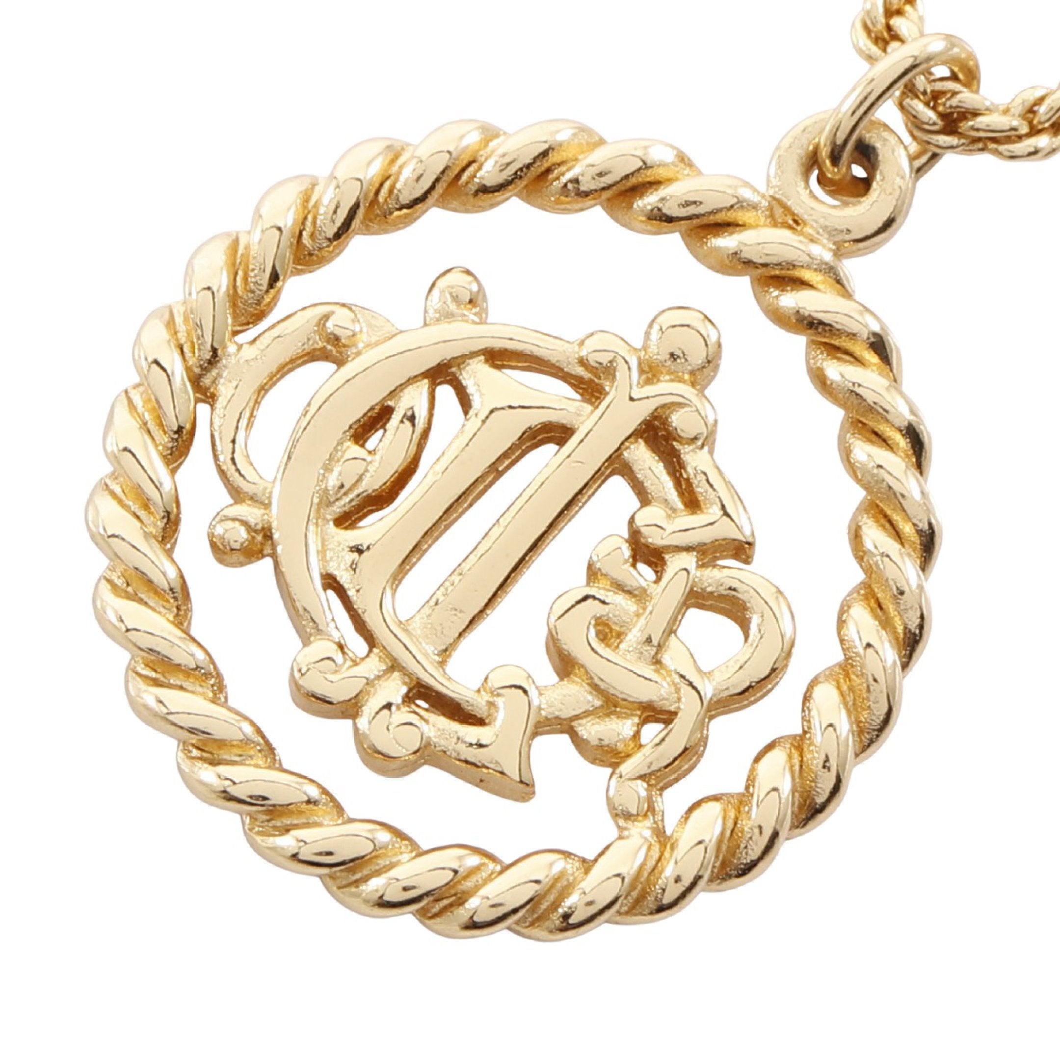 CDロゴ ネックレス GP ゴールド クリスチャンディオール – RECLO