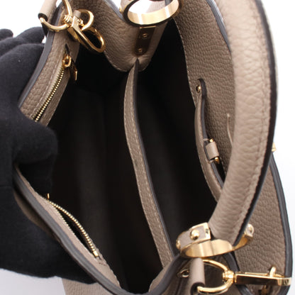 カプシーヌBB ガレ ハンドバッグ トリヨンレザー グレーベージュ 2WAY ルイヴィトン バッグ LOUIS VUITTON