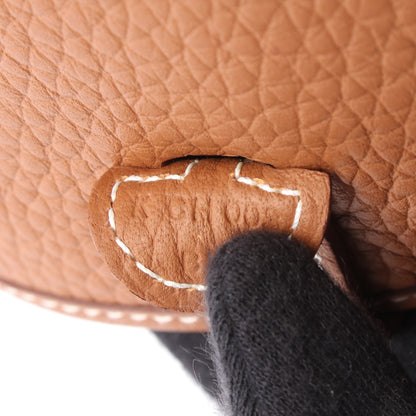 エヴリンTPM ゴールド ショルダーバッグ トリヨンクレマンス ブラウン ゴールド金具 K刻印 エルメス バッグ HERMES