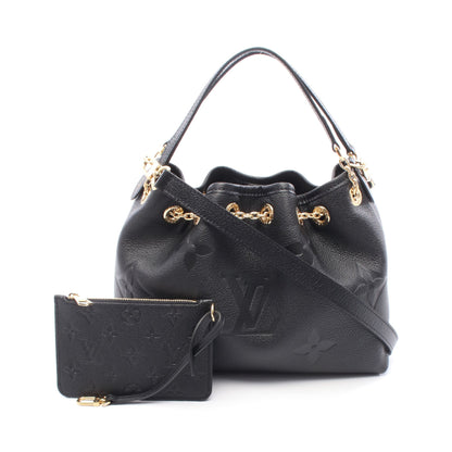 LVバンドル モノグラムアンプラント ノワール ハンドバッグ レザー ブラック 2WAY ルイヴィトン バッグ LOUIS VUITTON