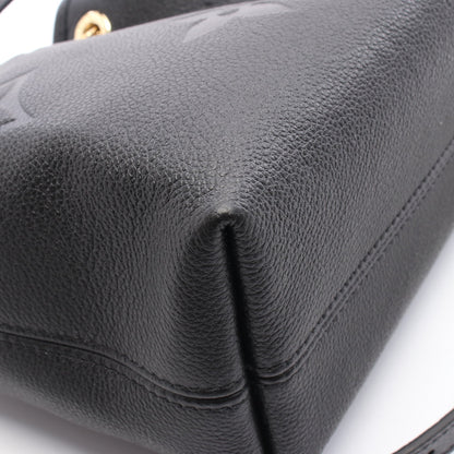LVバンドル モノグラムアンプラント ノワール ハンドバッグ レザー ブラック 2WAY ルイヴィトン バッグ LOUIS VUITTON
