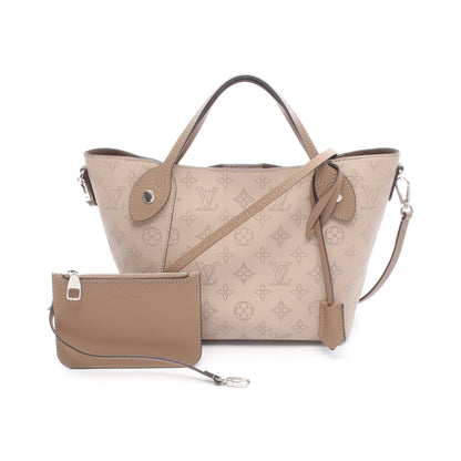 ヒナPM マヒナ ガレ ハンドバッグ レザー グレーベージュ 2WAY ルイヴィトン バッグ LOUIS VUITTON