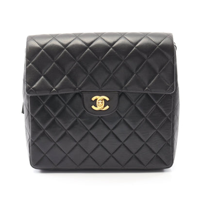 マトラッセ バックパック リュックサック ラムスキン ブラック ゴールド金具 ターンロック シャネル バッグ CHANEL