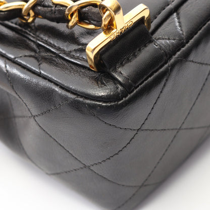 マトラッセ バックパック リュックサック ラムスキン ブラック ゴールド金具 ターンロック シャネル バッグ CHANEL