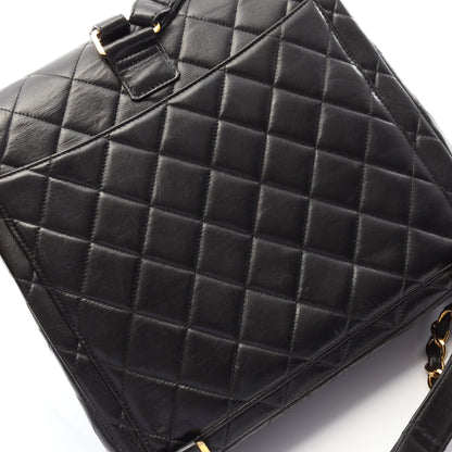 マトラッセ バックパック リュックサック ラムスキン ブラック ゴールド金具 ターンロック シャネル バッグ CHANEL