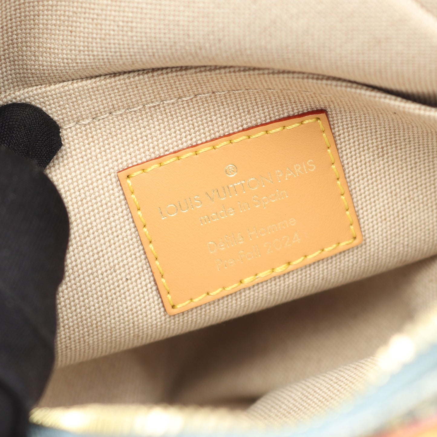 チェス メッセンジャー ダミエデニム3D ハンドバッグ デニム レザー ブルー 2WAY バッグ LOUIS VUITTON