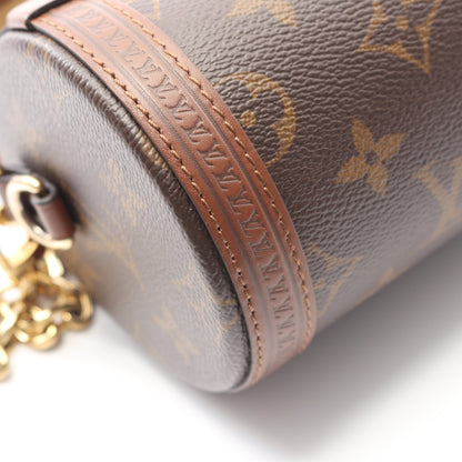 パピヨン トランク モノグラム ショルダーバッグ PVC レザー ブラウン 2WAY ルイヴィトン バッグ LOUIS VUITTON