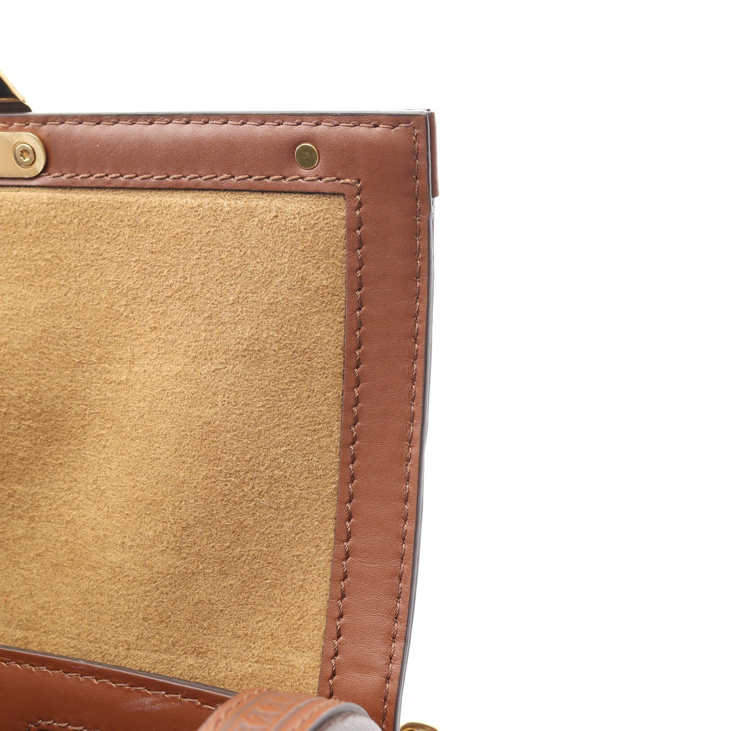 パピヨン トランク モノグラム ショルダーバッグ PVC レザー ブラウン 2WAY ルイヴィトン バッグ LOUIS VUITTON