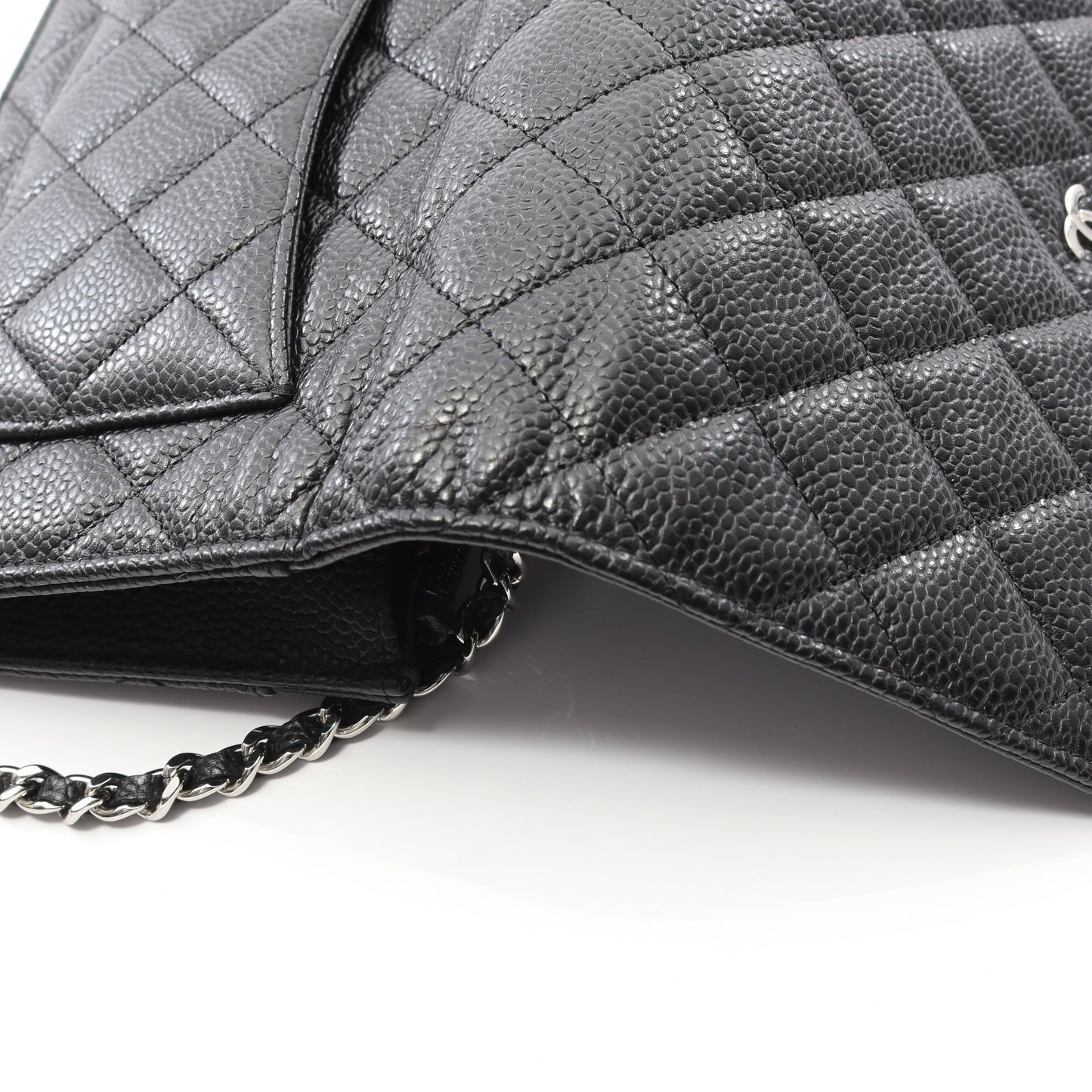 マトラッセ チェーンウォレット キャビアスキン ブラック ゴールド金具 シャネル バッグ CHANEL
