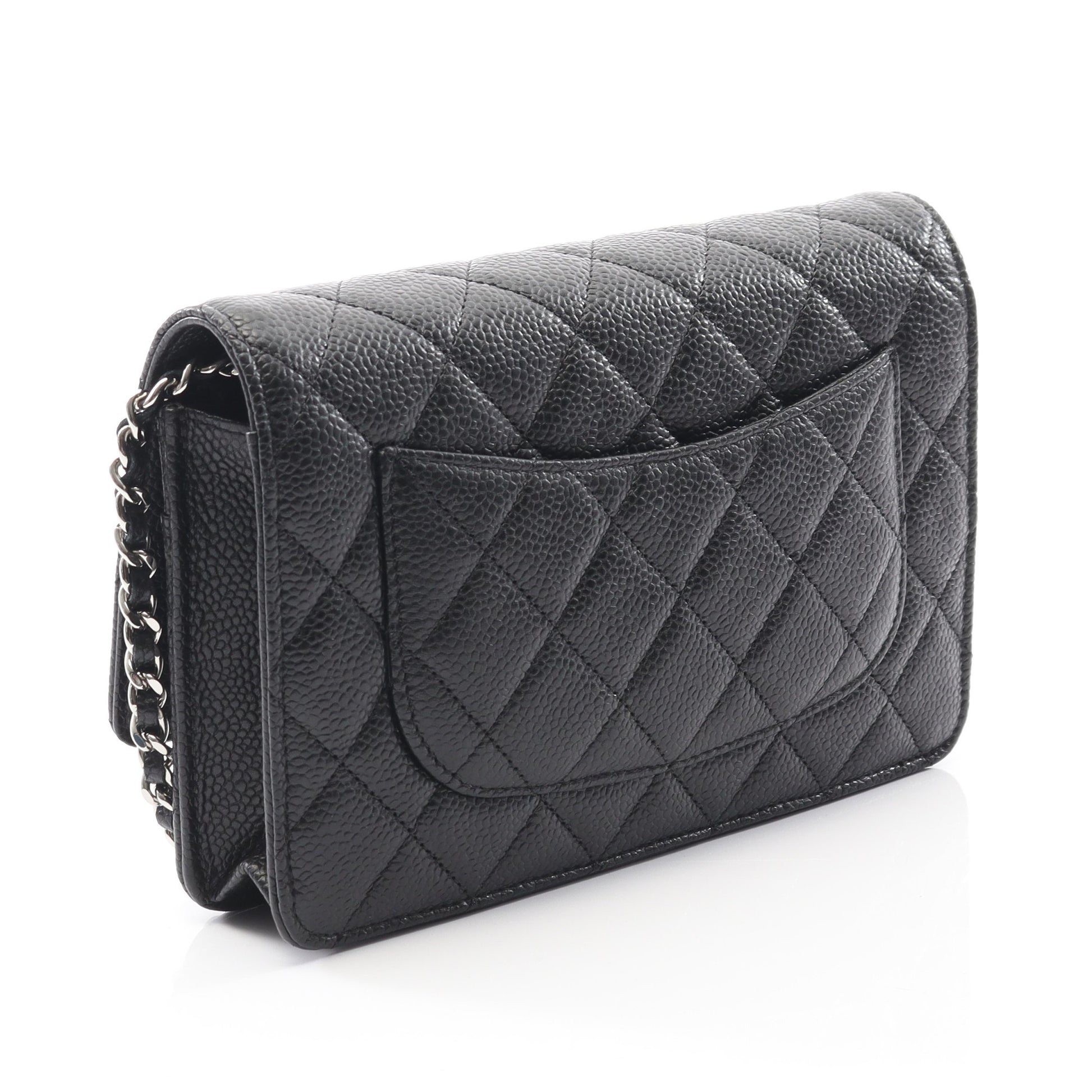 マトラッセ チェーンウォレット キャビアスキン ブラック ゴールド金具 シャネル バッグ CHANEL