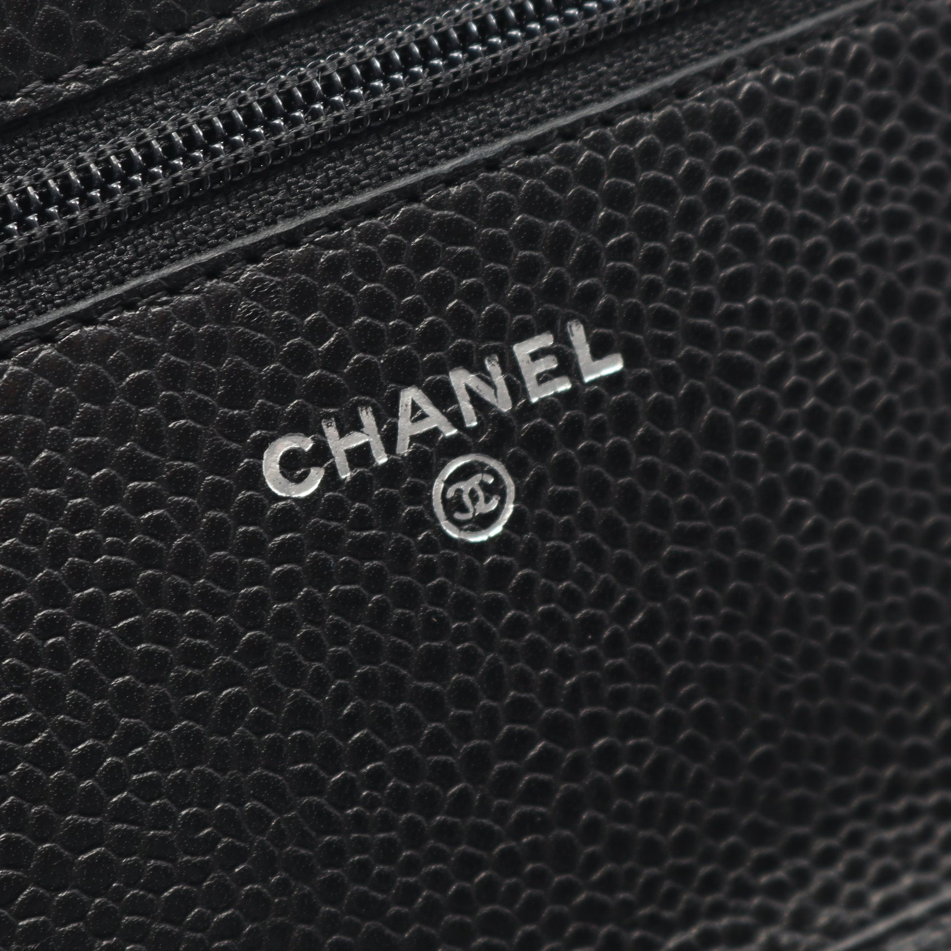 マトラッセ チェーンウォレット キャビアスキン ブラック ゴールド金具 シャネル バッグ CHANEL