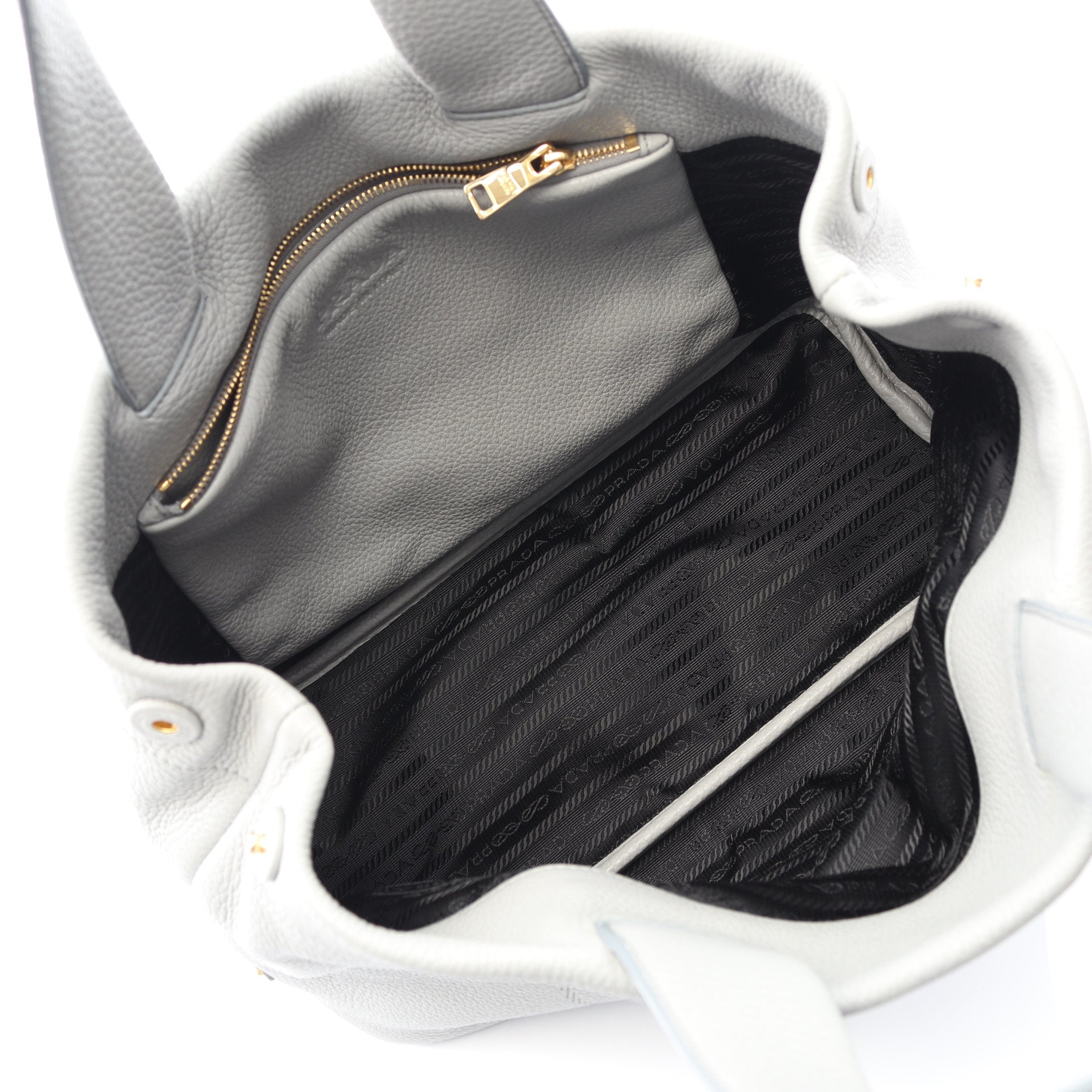 VIT DAINO ヴィッテロダイノ ハンドバッグ トートバッグ レザー グレー