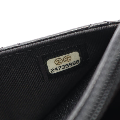マトラッセ チェーンウォレット キャビアスキン ブラック ゴールド金具 シャネル バッグ CHANEL