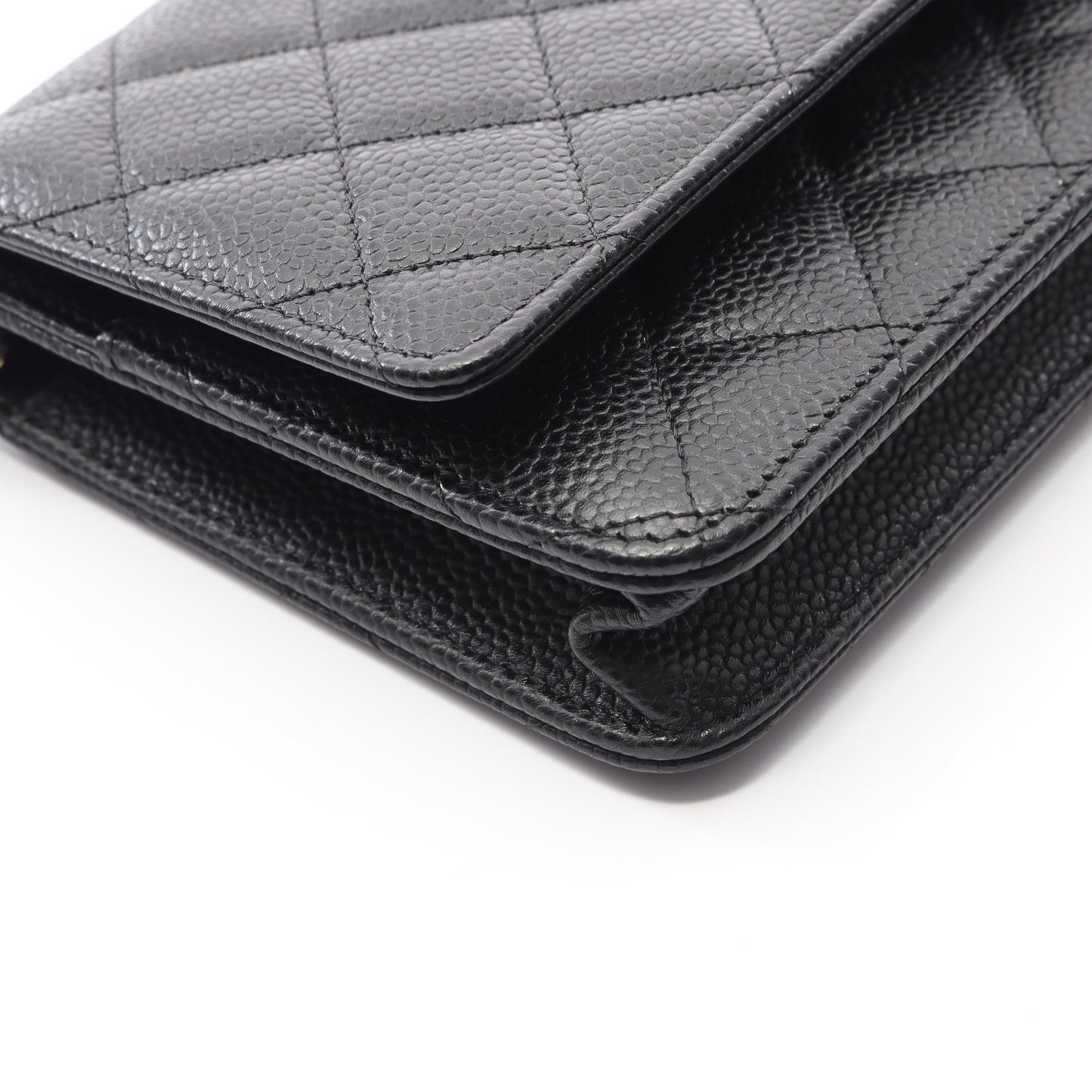 マトラッセ チェーンウォレット キャビアスキン ブラック ゴールド金具 シャネル バッグ CHANEL