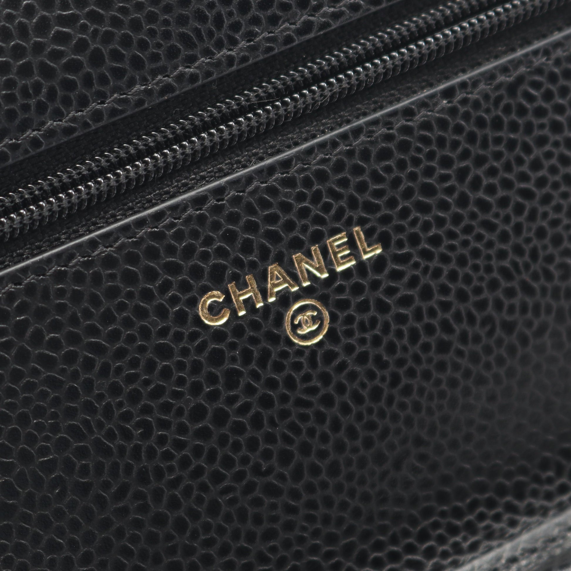 マトラッセ チェーンウォレット キャビアスキン ブラック ゴールド金具 シャネル バッグ CHANEL