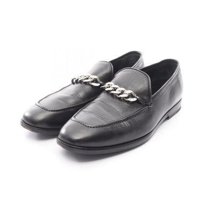 ローファー レザー ブラック チェーン スター ジミーチュウ シューズ JIMMY CHOO