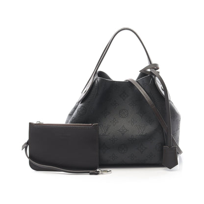 ヒナPM マヒナ ノワール ハンドバッグ トートバッグ レザー ブラック ダークブラウン 2WAY ルイヴィトン バッグ LOUIS VUITTON