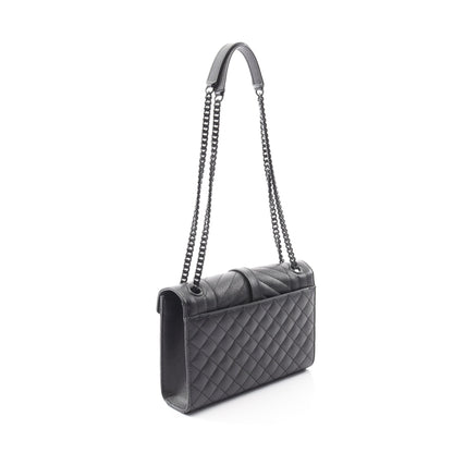 エンヴェロップ ミディアム チェーンショルダーバッグ レザー ブラック サンローランパリ バッグ SAINT LAURENT PARIS