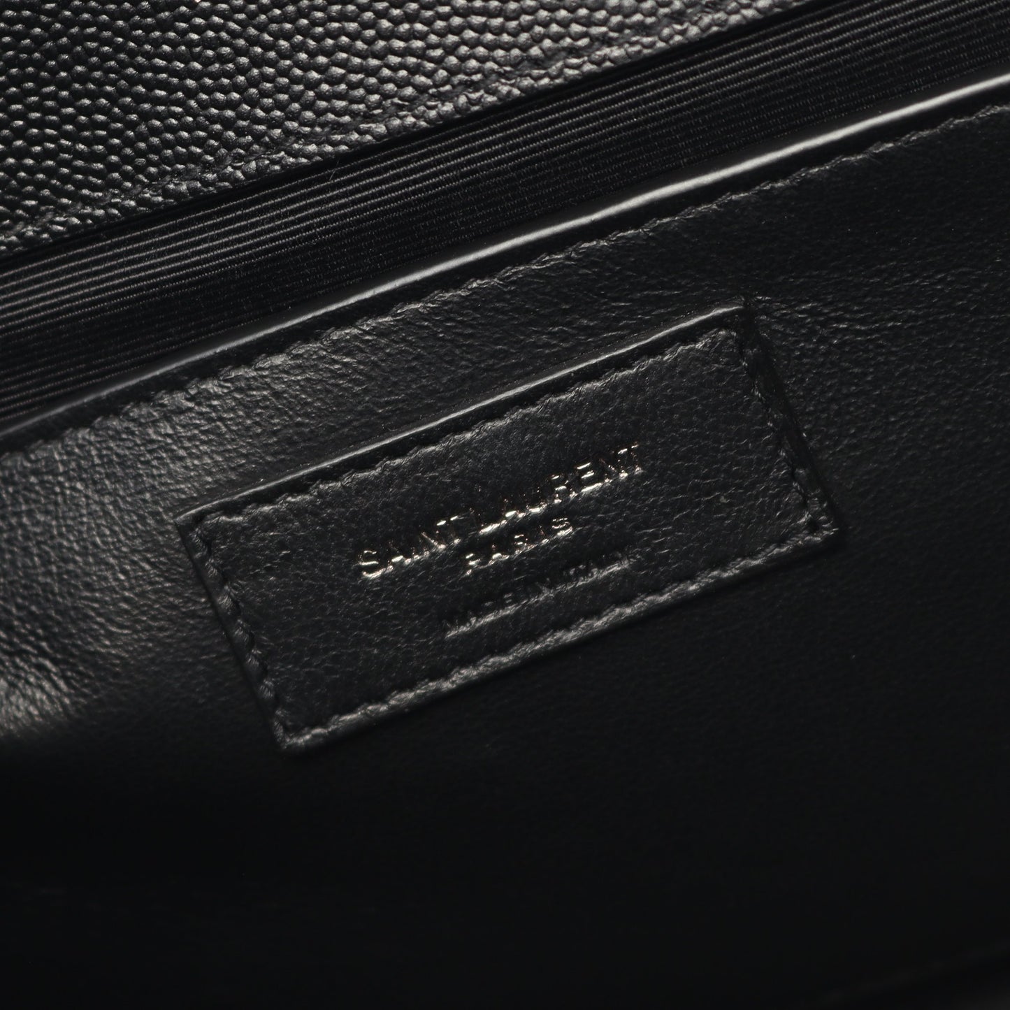エンヴェロップ ミディアム チェーンショルダーバッグ レザー ブラック サンローランパリ バッグ SAINT LAURENT PARIS