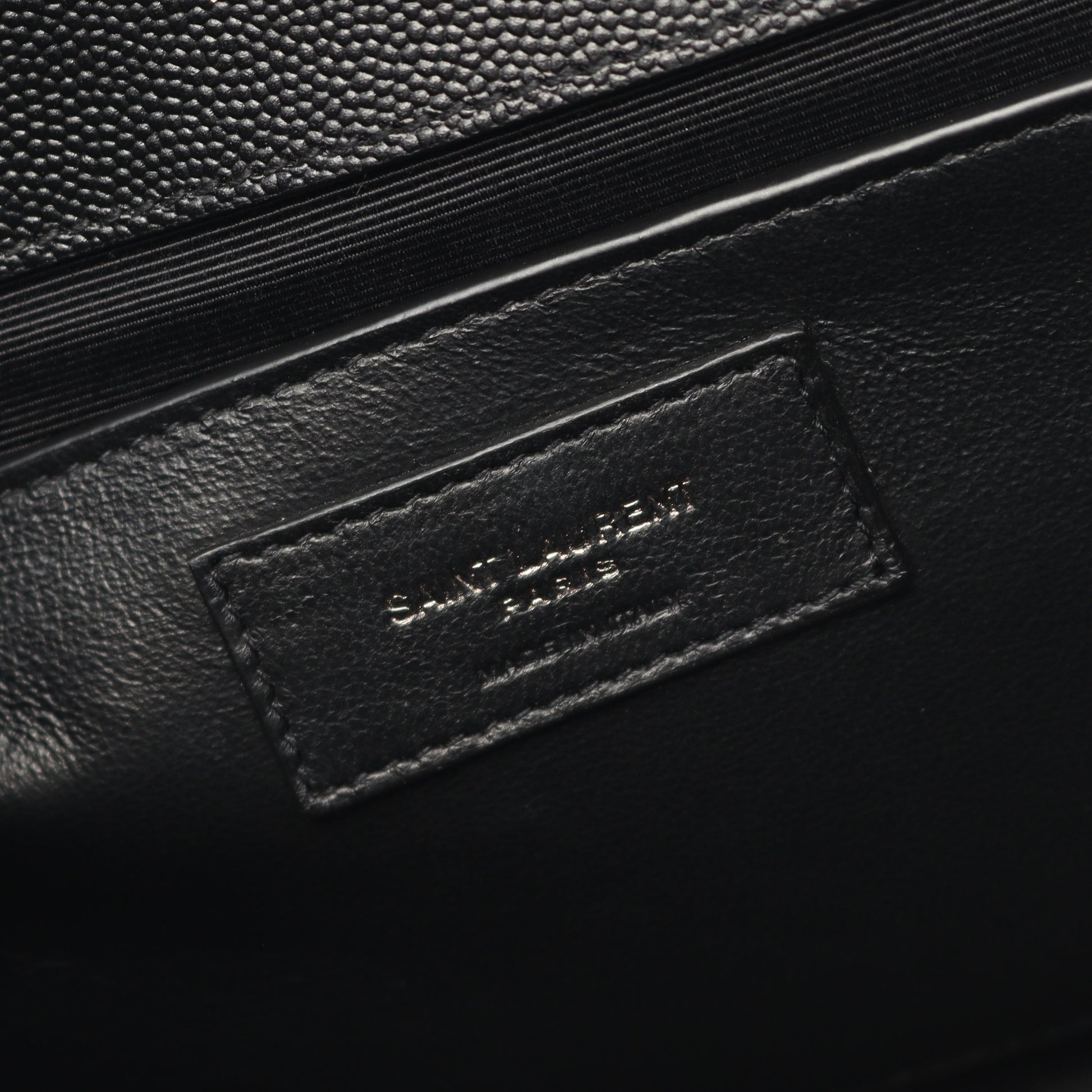 エンヴェロップ ミディアム チェーンショルダーバッグ レザー ブラック サンローランパリ バッグ SAINT LAURENT PARIS