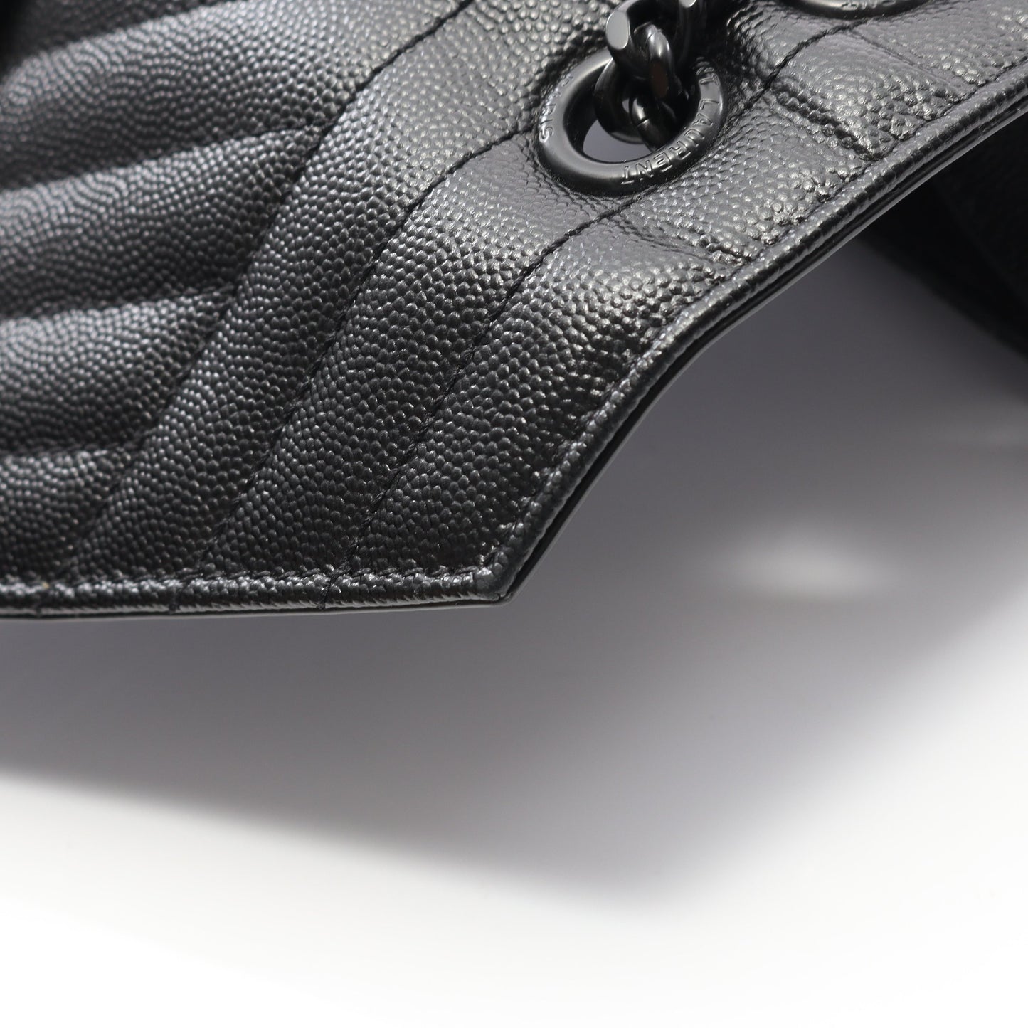 エンヴェロップ ミディアム チェーンショルダーバッグ レザー ブラック サンローランパリ バッグ SAINT LAURENT PARIS