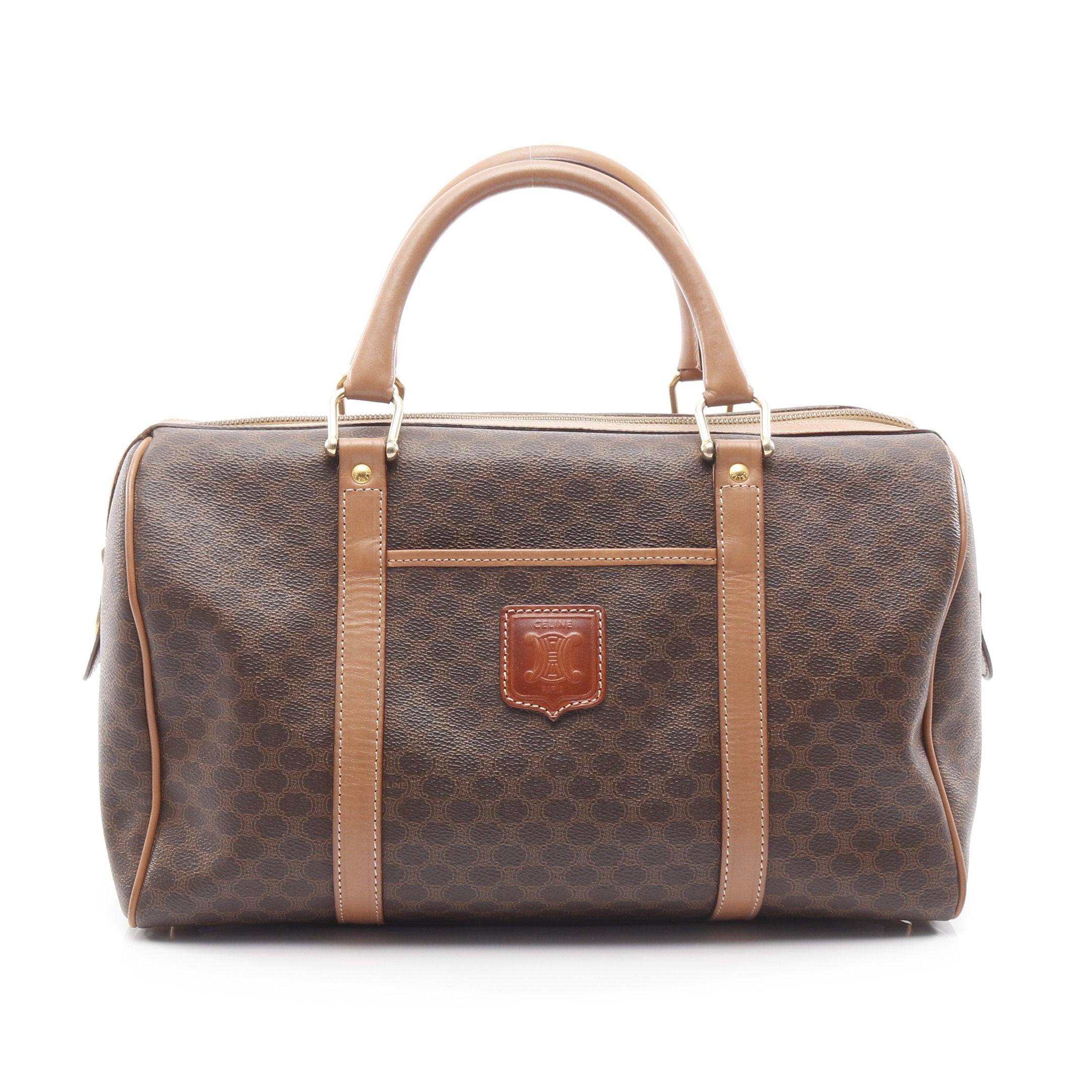 セリーヌ ミニボストンバッグ マカダム レディース 0827-S6772s セリーヌ ミニボストンバッグ マカダム レディース 0827-S6772s