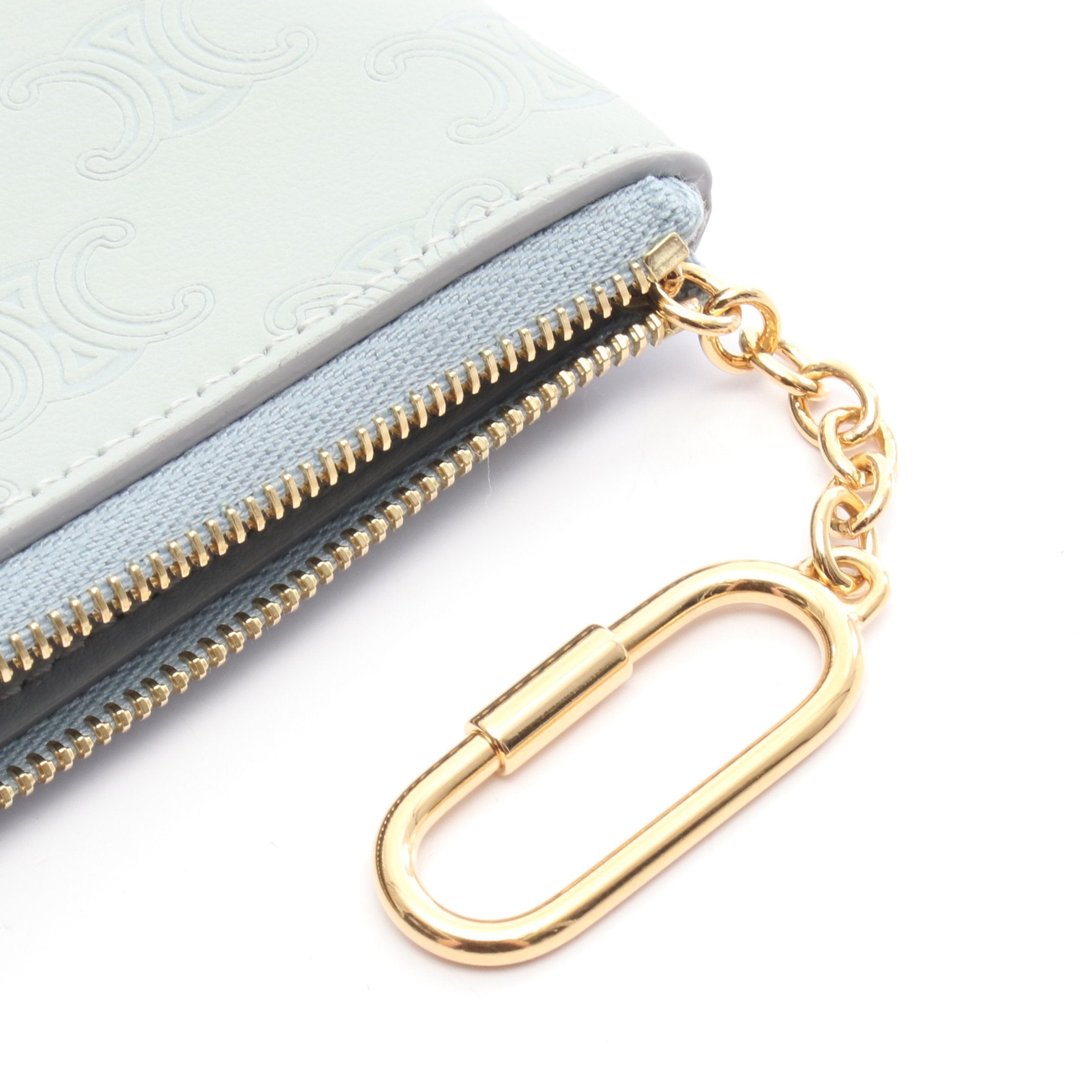 コインパース トリオンフ コインケース レザー ライトブルー