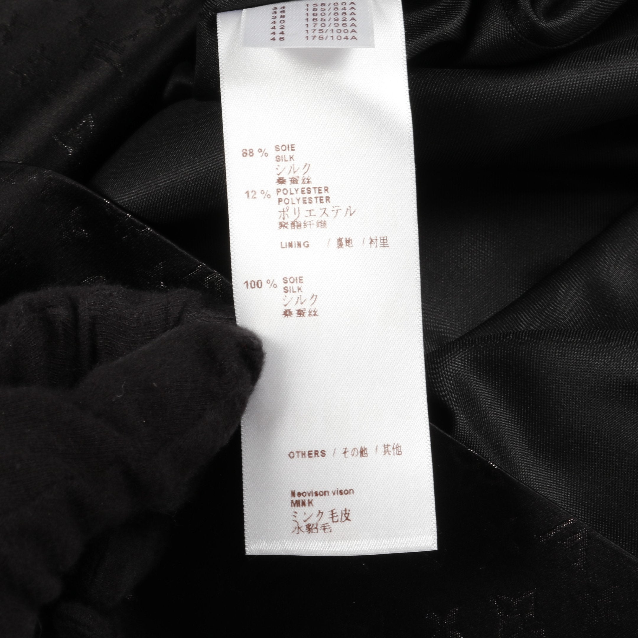 【みみ】 ルイヴィトン　シルク　スプリングコート　フリルカラー　ブラック 楽天市場】【アパレル】LOUIS VUITTON ルイ ヴィトン モノグラム