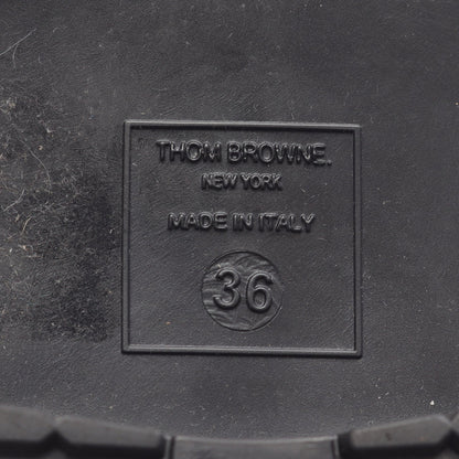 ブーツ ラバー ブラック トムブラウン シューズ THOM BROWNE
