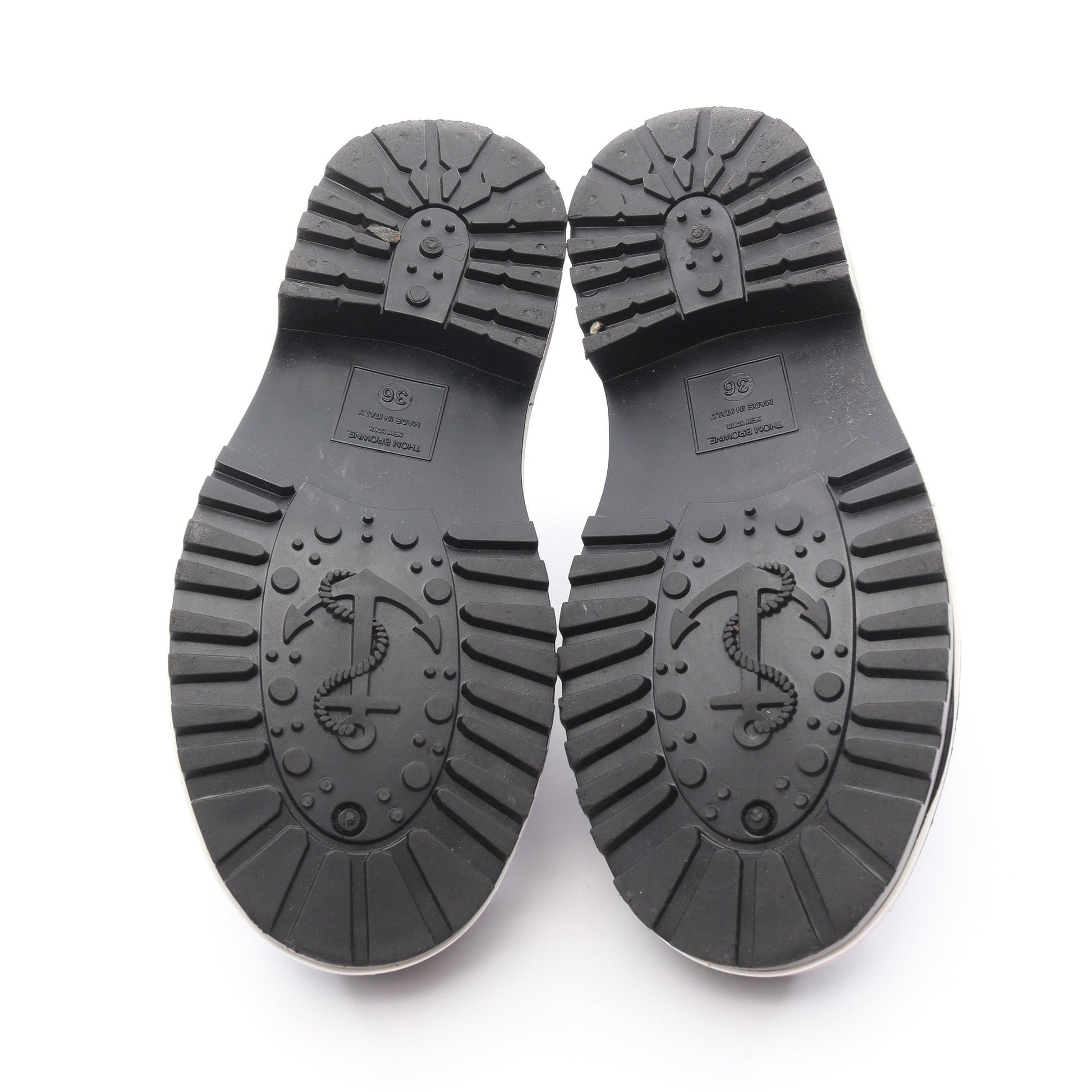 ブーツ ラバー ブラック トムブラウン シューズ THOM BROWNE