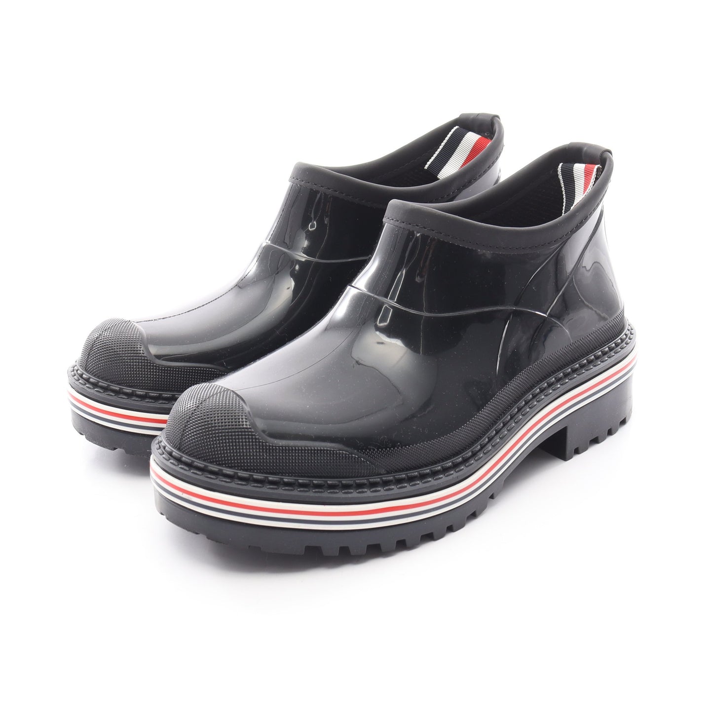 ブーツ ラバー ブラック トムブラウン シューズ THOM BROWNE