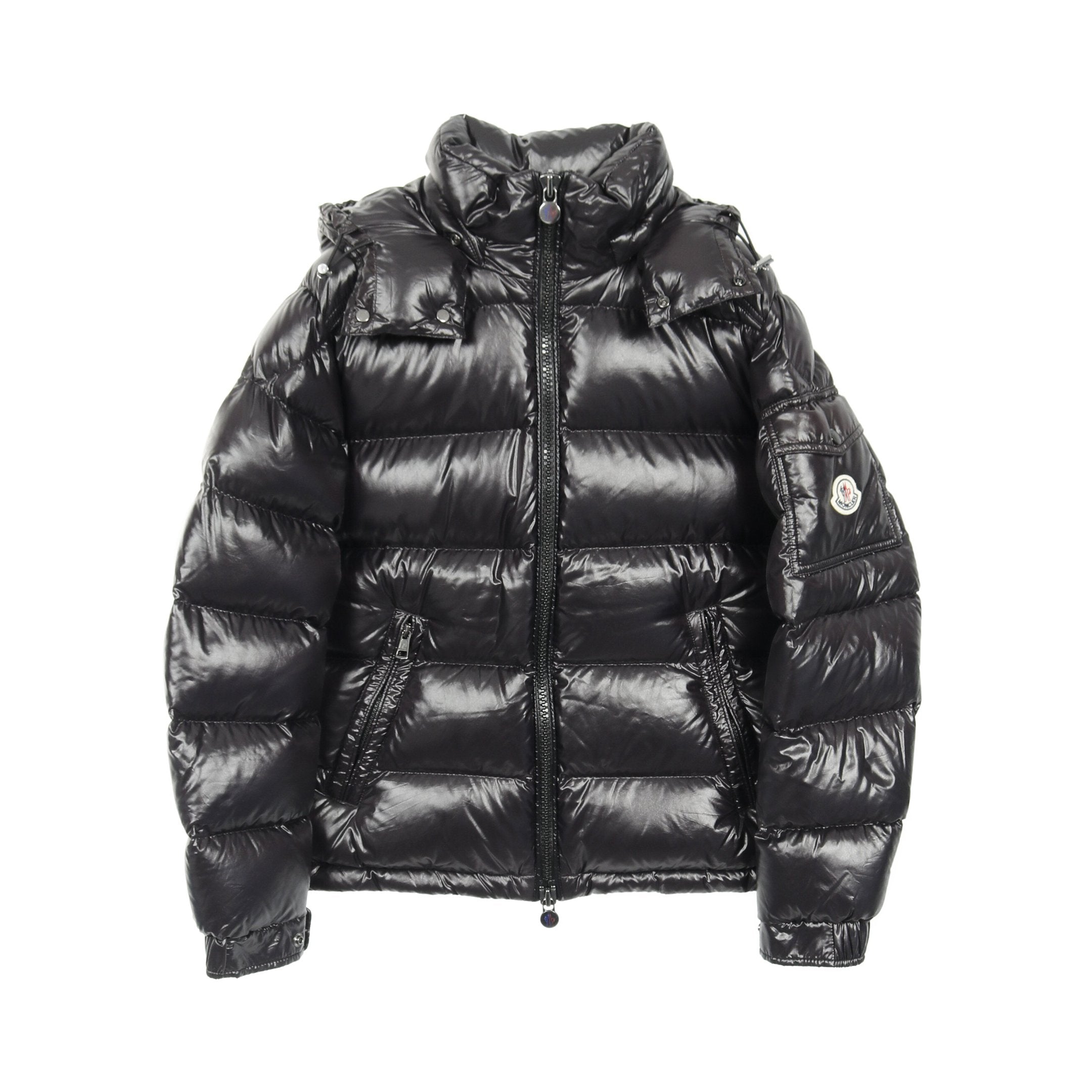 極美品✨モンクレール マヤ　ダウンジャケット　ブラック　04 MAYAマヤ ダウンジャケット ナイロン ブラック モンクレール – RECLO