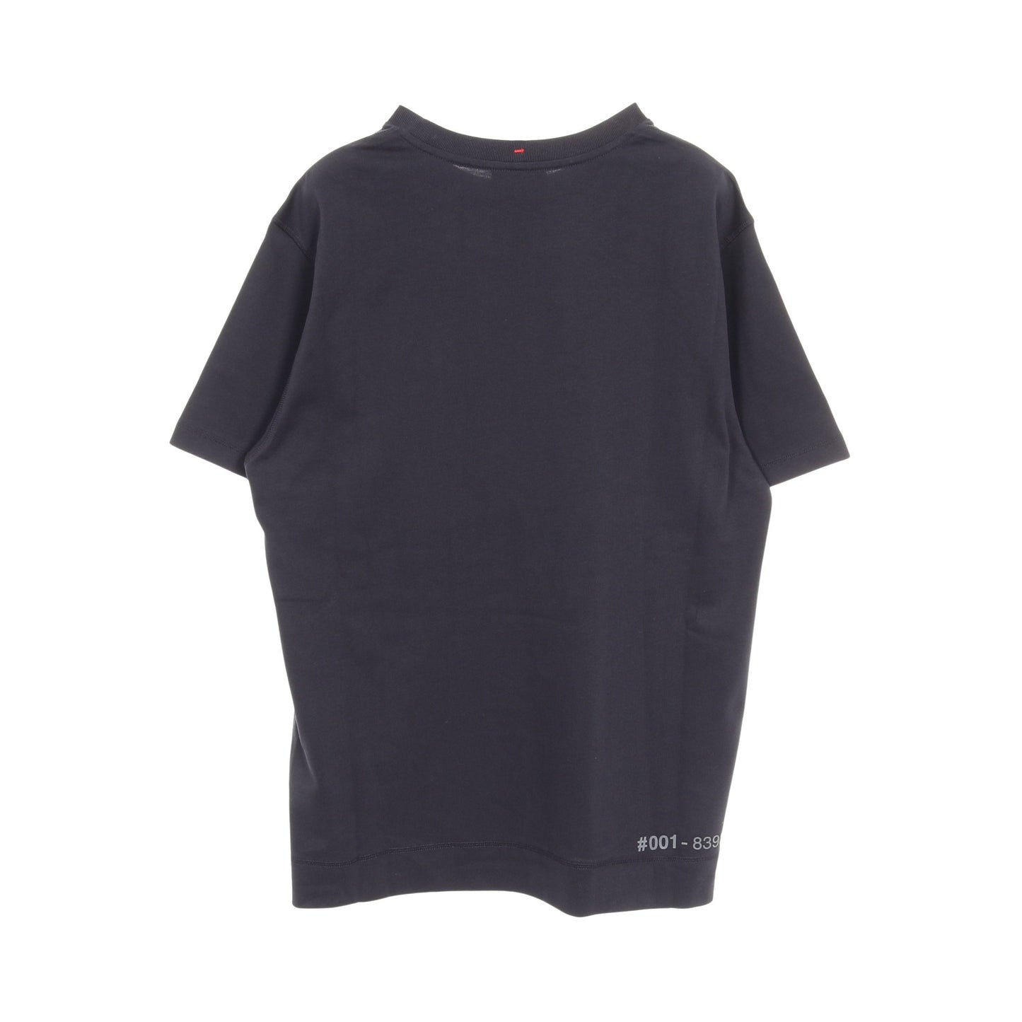 Tシャツ クルーネック 半袖 ラバーロゴ コットン ダークネイビー モンクレールグルノーブル トップス MONCLER GRENOBLE