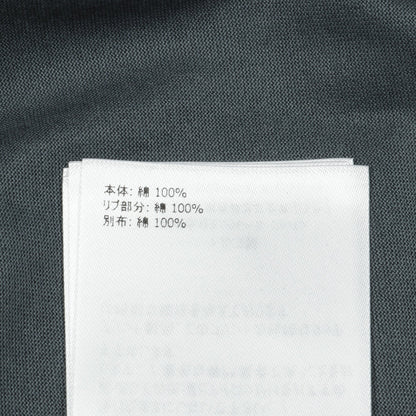 Tシャツ クルーネック 半袖 バックロゴ コットン グレーグリーン モンクレール トップス MONCLER