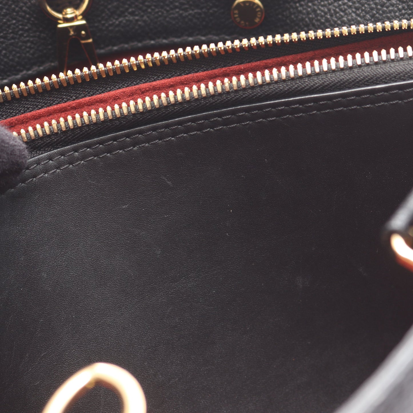モンテーニュBB バイカラーモノグラムアンプラント ハンドバッグ レザー ブラック ベージュ 2WAY ルイヴィトン バッグ LOUIS VUITTON