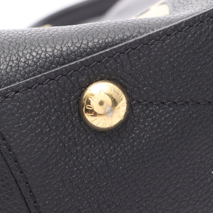 モンテーニュBB バイカラーモノグラムアンプラント ハンドバッグ レザー ブラック ベージュ 2WAY ルイヴィトン バッグ LOUIS VUITTON