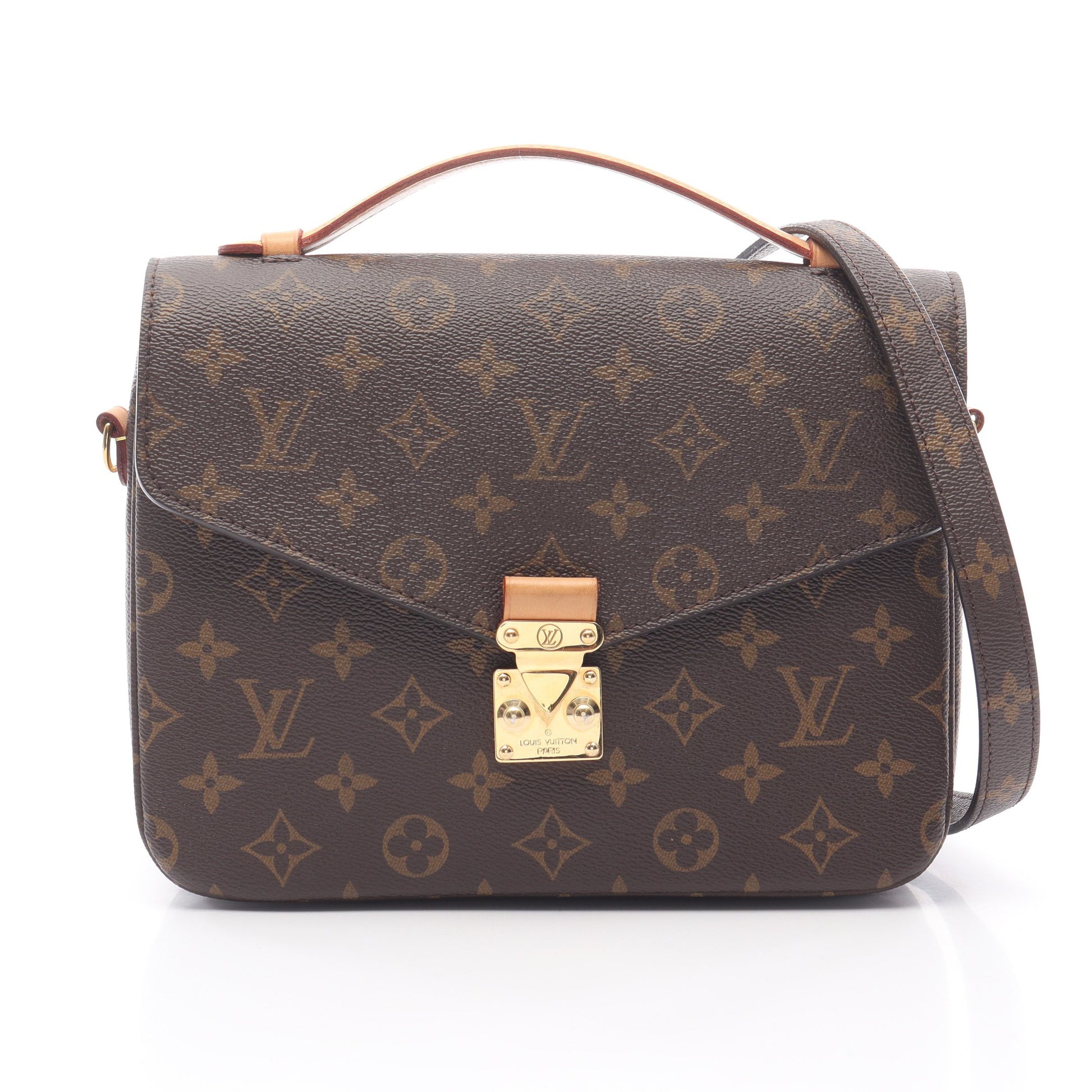 ポシェット メティス MM モノグラム ハンドバッグ PVC レザー ブラウン 2WAY ルイヴィトン バッグ LOUIS VUITTON